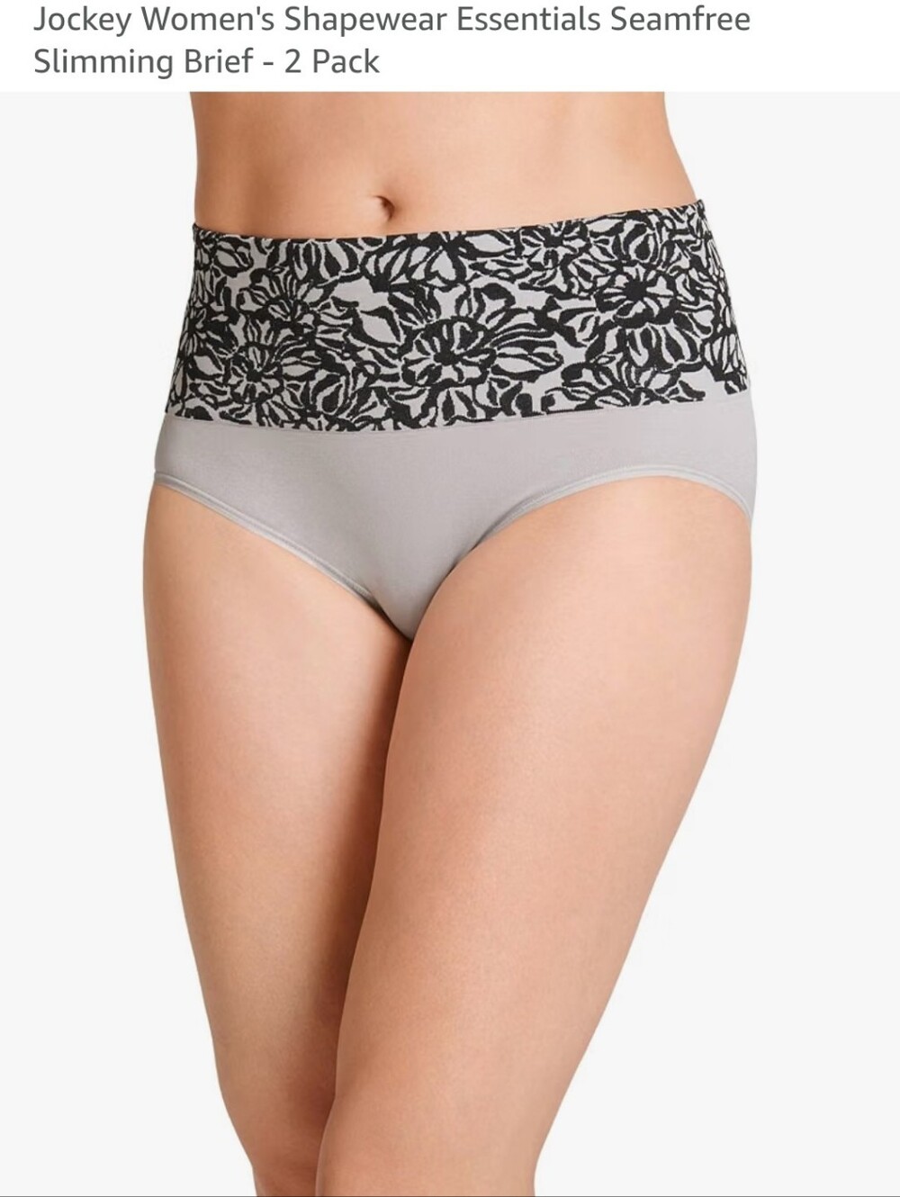 Jockey High-Waist Seamfree Shaping Brief Size Large - Picture 1 of 5